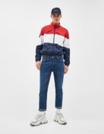 Chaqueta fina color block - Imagen 4