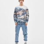 Sudadera con estampado fotográfico