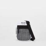 Bolso tipo bolsa con estampado de eslogan